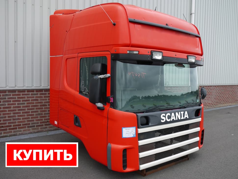 Иллюстрация кабины Scania topline