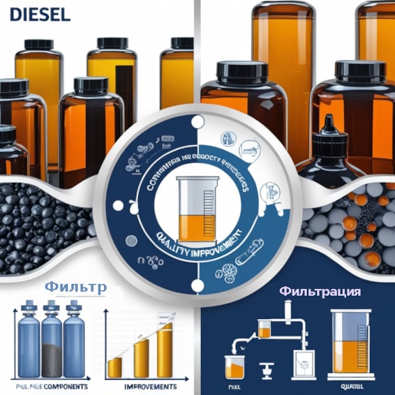 Иллюстрация фильтрации очищения топлива
